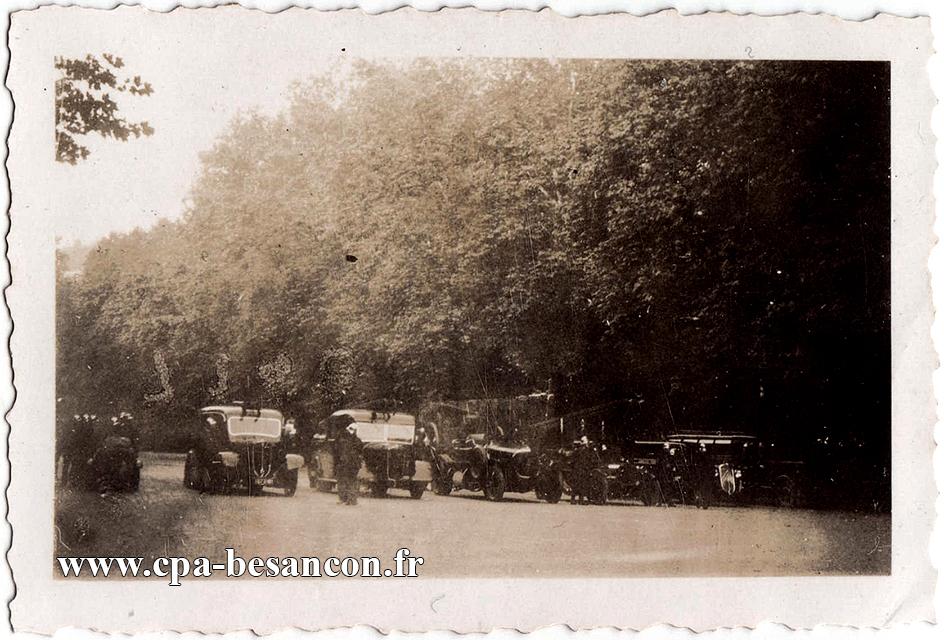 BESANÇON - Véhicules des pompiers à Chamars.